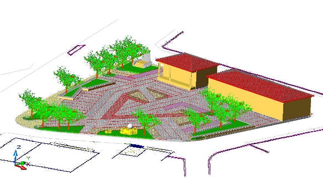 Μακέτα ανάπλασης κεντρικής πλατείας 2006